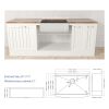 30 Farmhouse Sink Workstation - 30*21*9 Inch Kitchen Sink Stainless Steel 18 gauge Apron Front Kitchen Sink