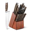 Daily Necessities Kitchen Knife Set Stainless Steel Knife Block Set